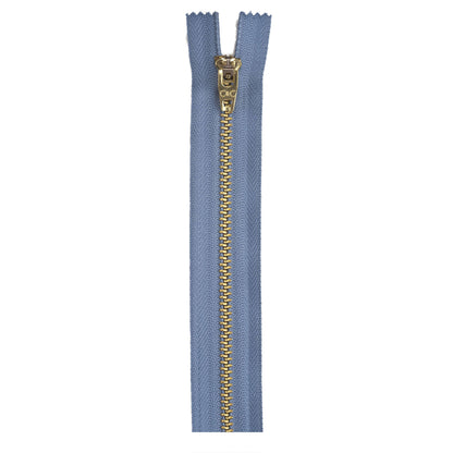 Coats & Clark Brass Jeans Zippers 7"