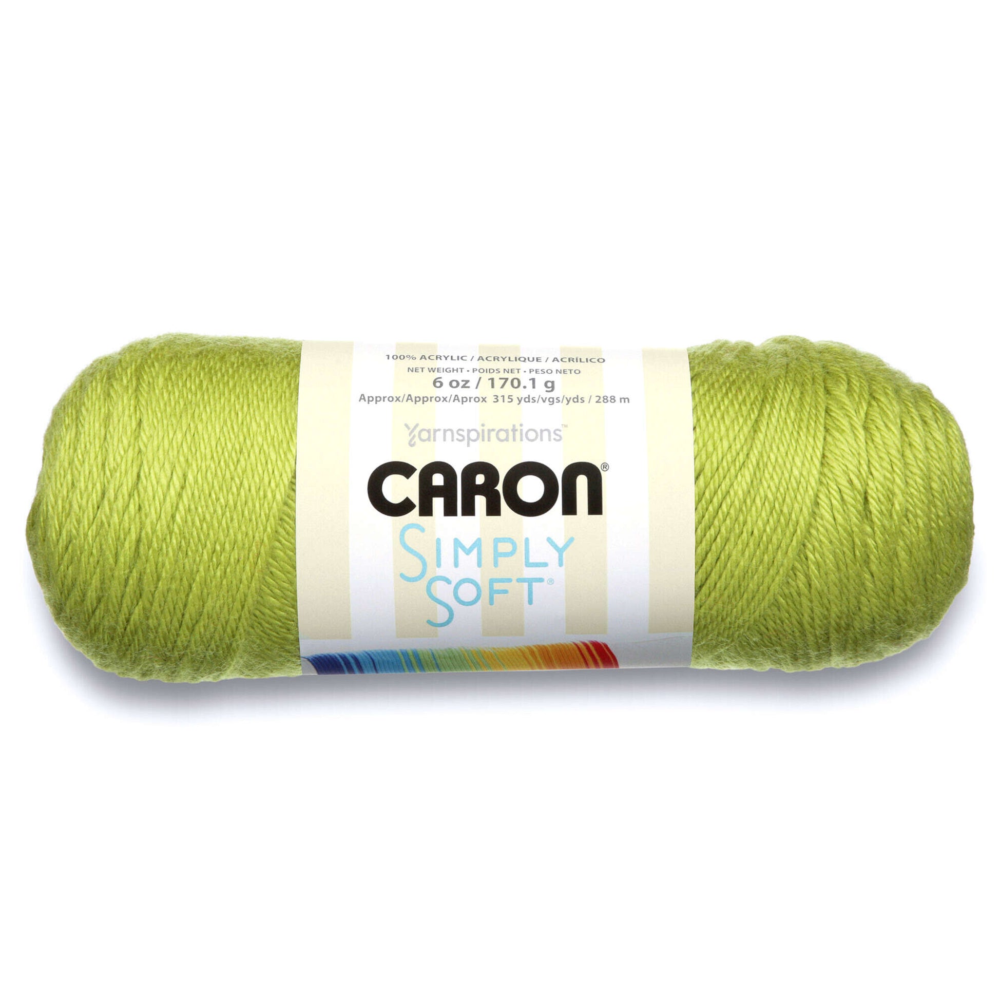 Caron Simply Soft Marled Medium Weight Acrylic Yarn - 1 Skein Harvest Red  Marl