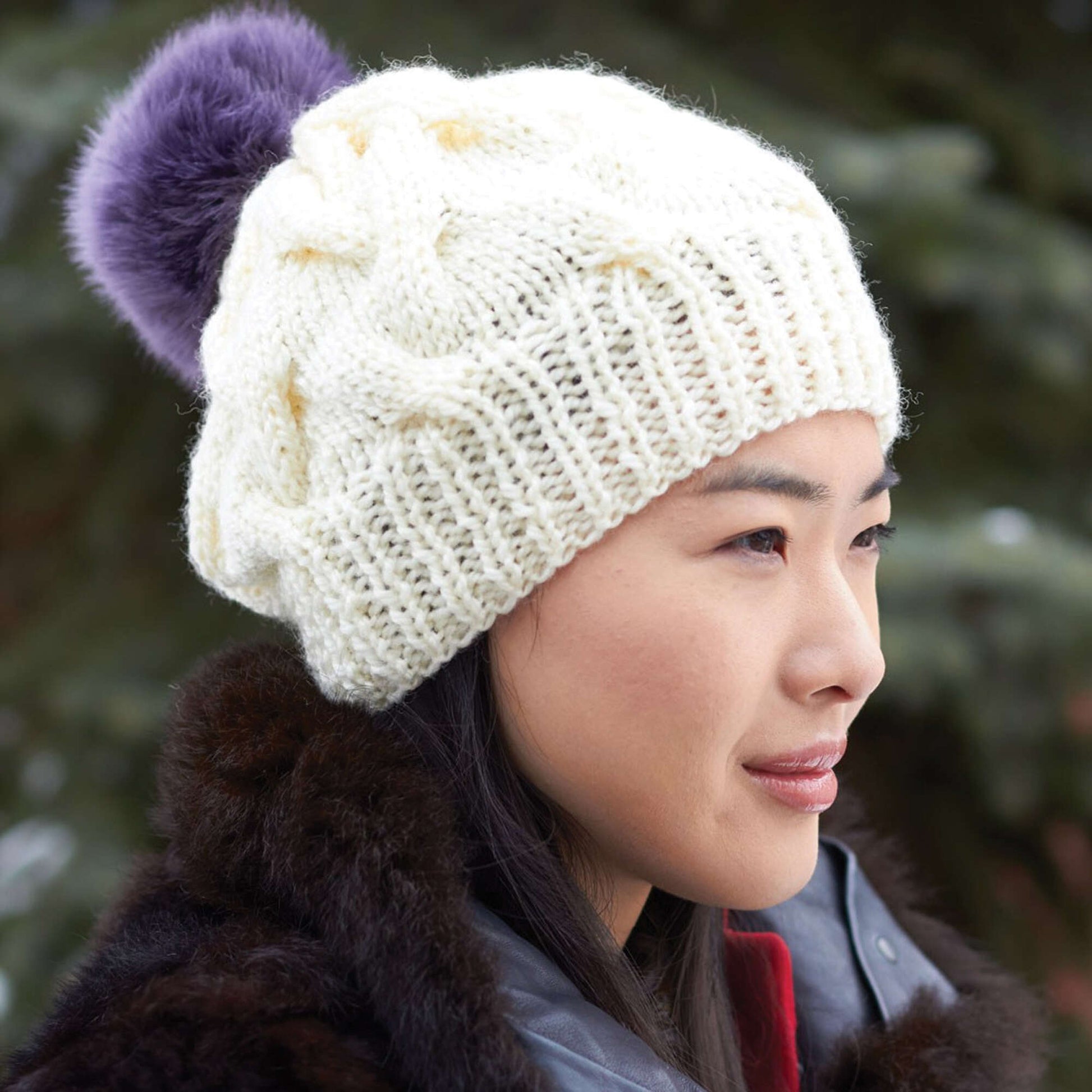 Patons Cable Hat Pattern | Yarnspirations