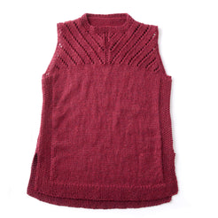 Free Patons Sleeveless Shell Knitting Pattern | Yarnspirations