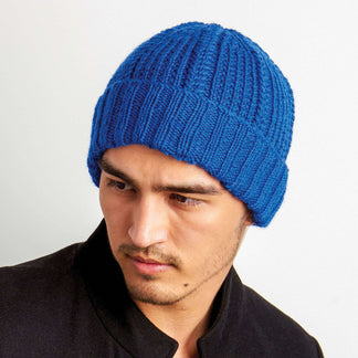 Free Intermediate Patons Cable And Rib Knit Hat Knit Pattern ...