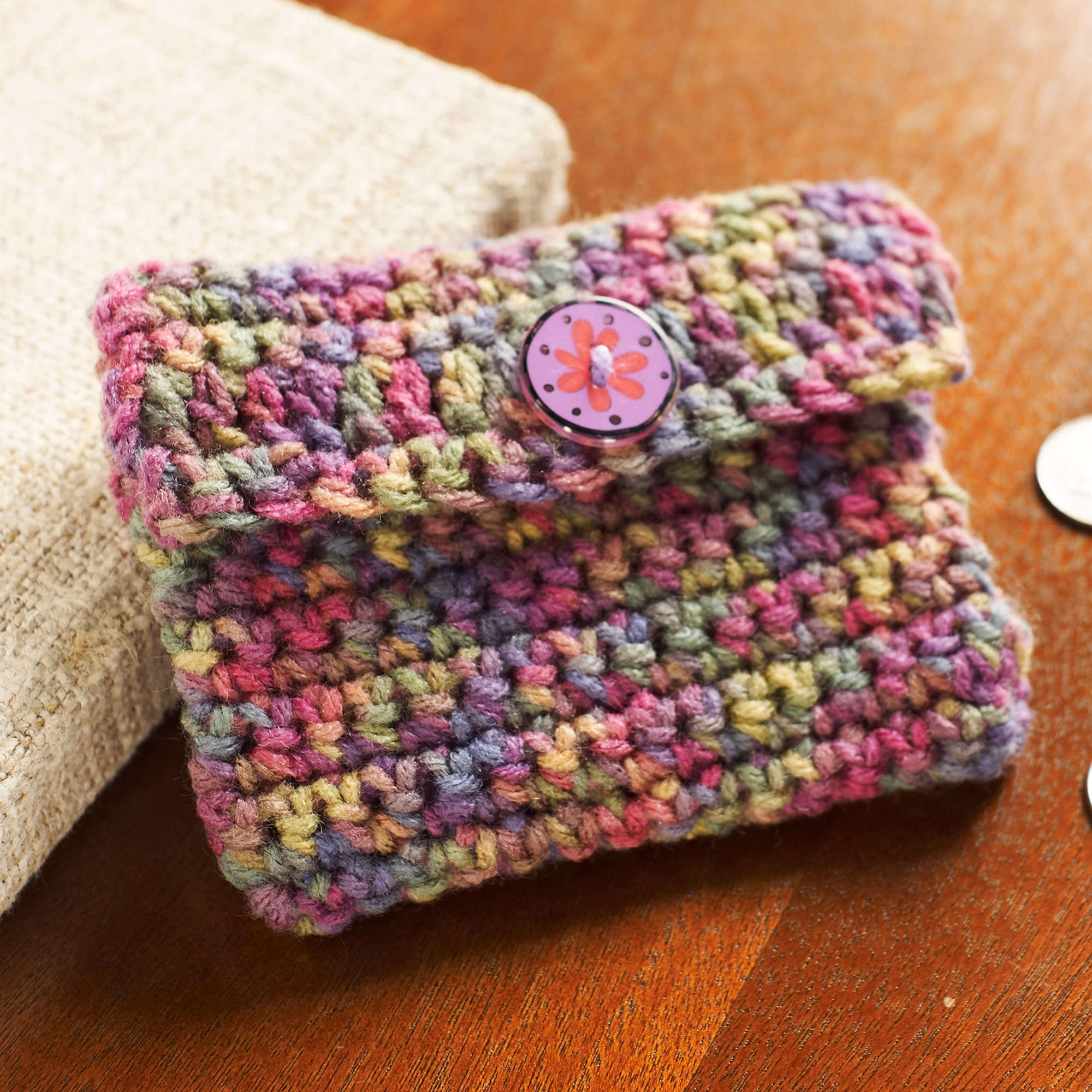 Mini crochet purse bag Bloom Crochet pattern by I Love Create | LoveCrafts