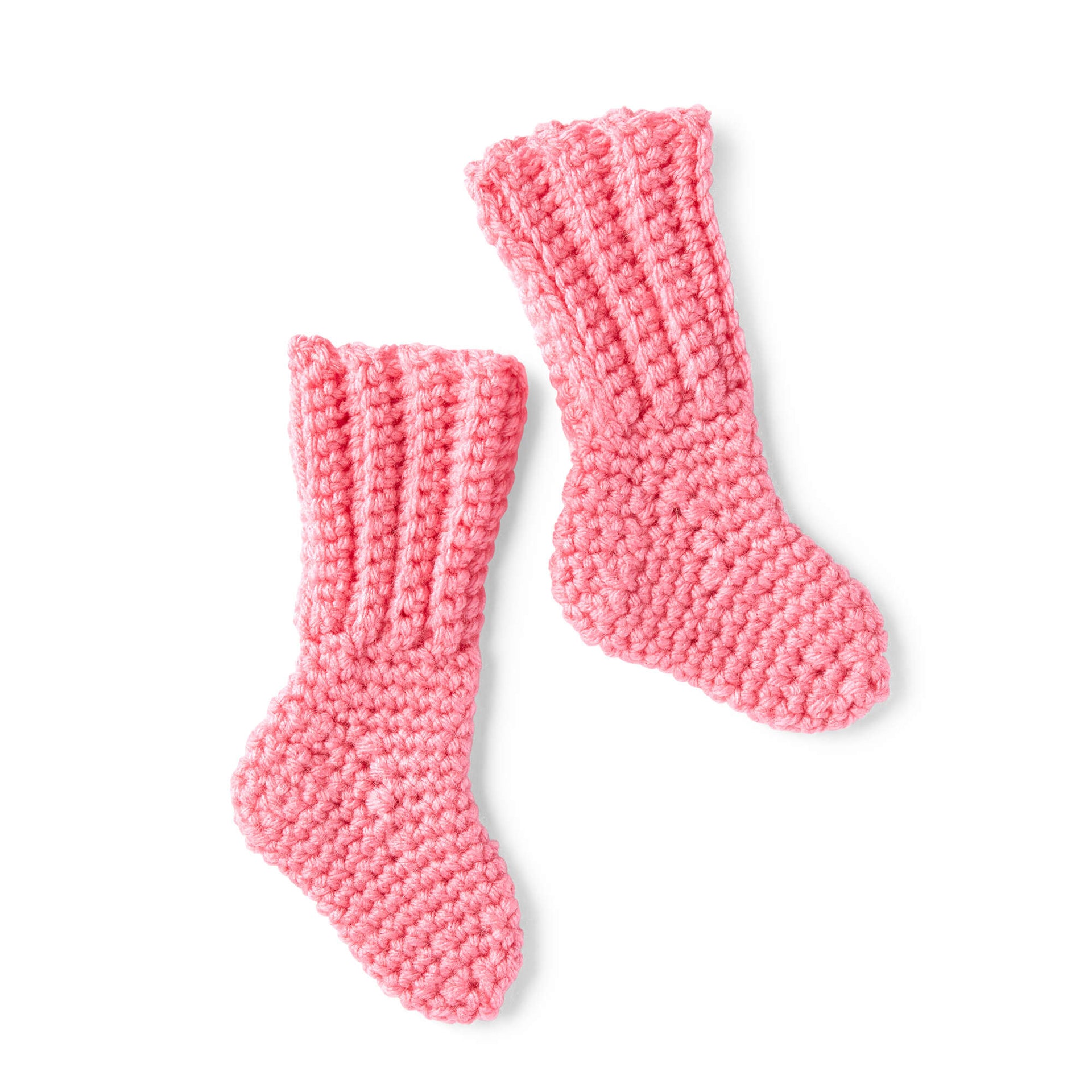 Red Heart Crochet Baby Socks | Yarnspirations