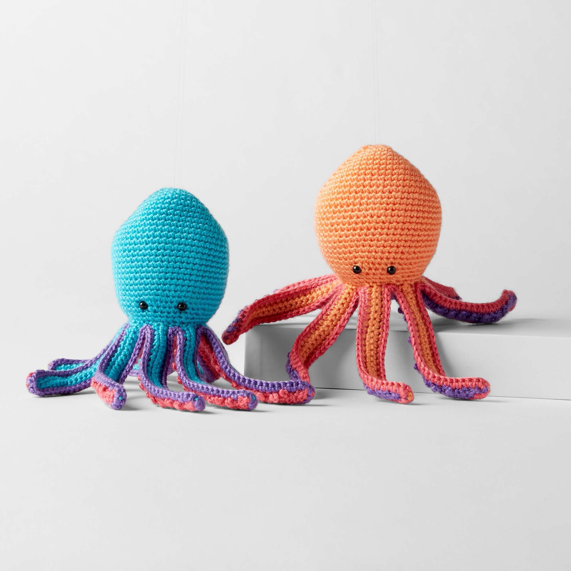 Free Red Heart Owen & Odette Crochet Octopus Pattern