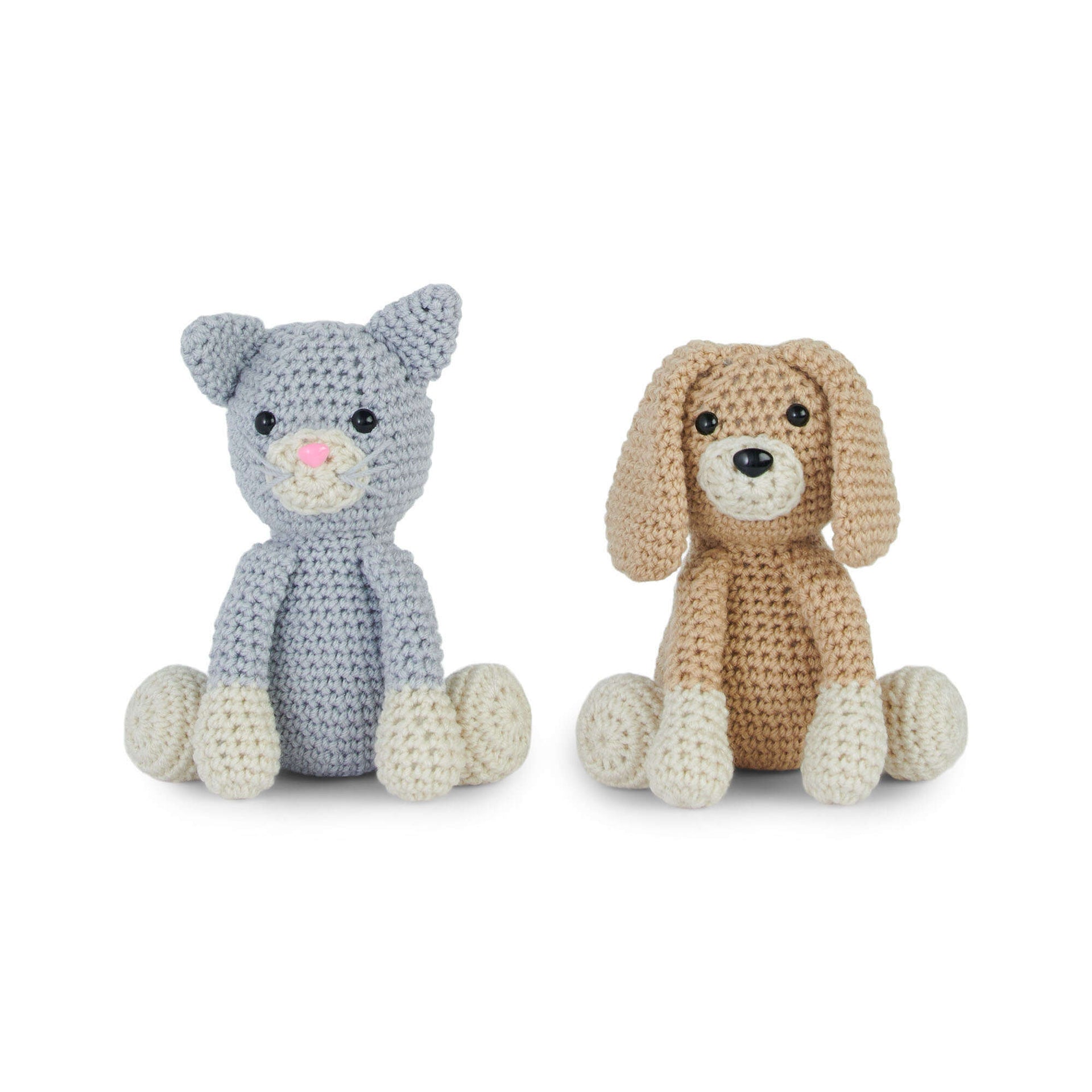 Crochet Cat and Dog Toy Duo Crochet Along - Repeat Crafter Me