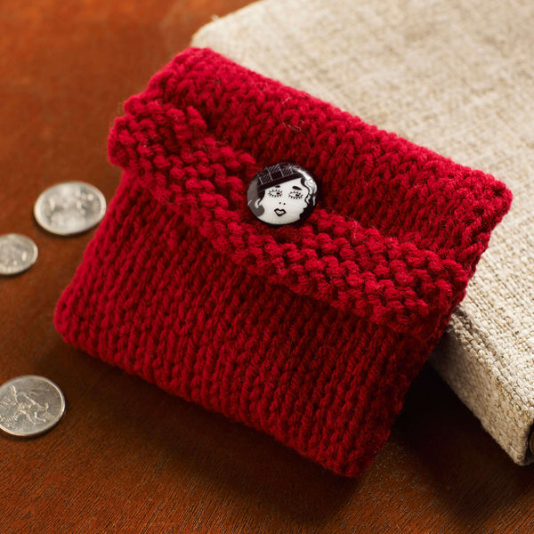 Vuchica - Flower Crochet Knit Coin Purse | YesStyle
