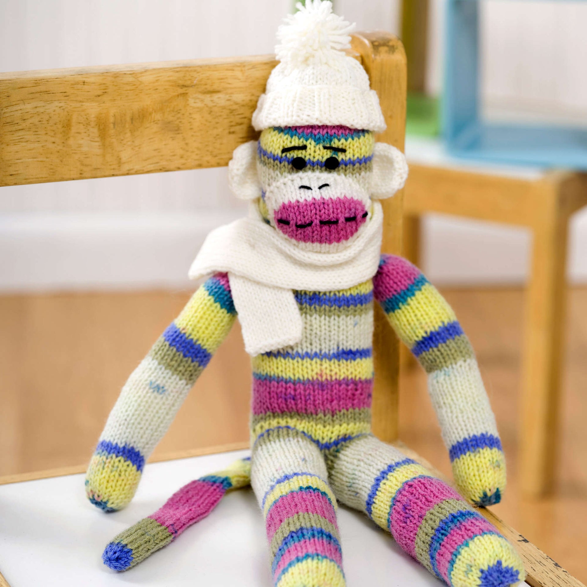 Speckle Yarn Monkey Socks!