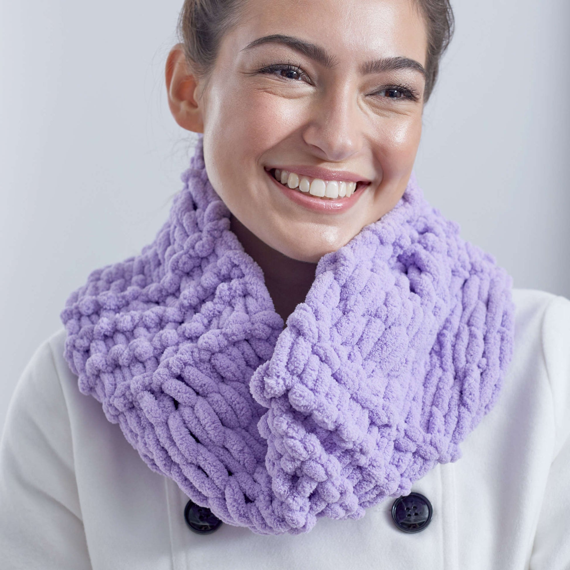 Free Red Heart Craft Loop-It Cowl Pattern