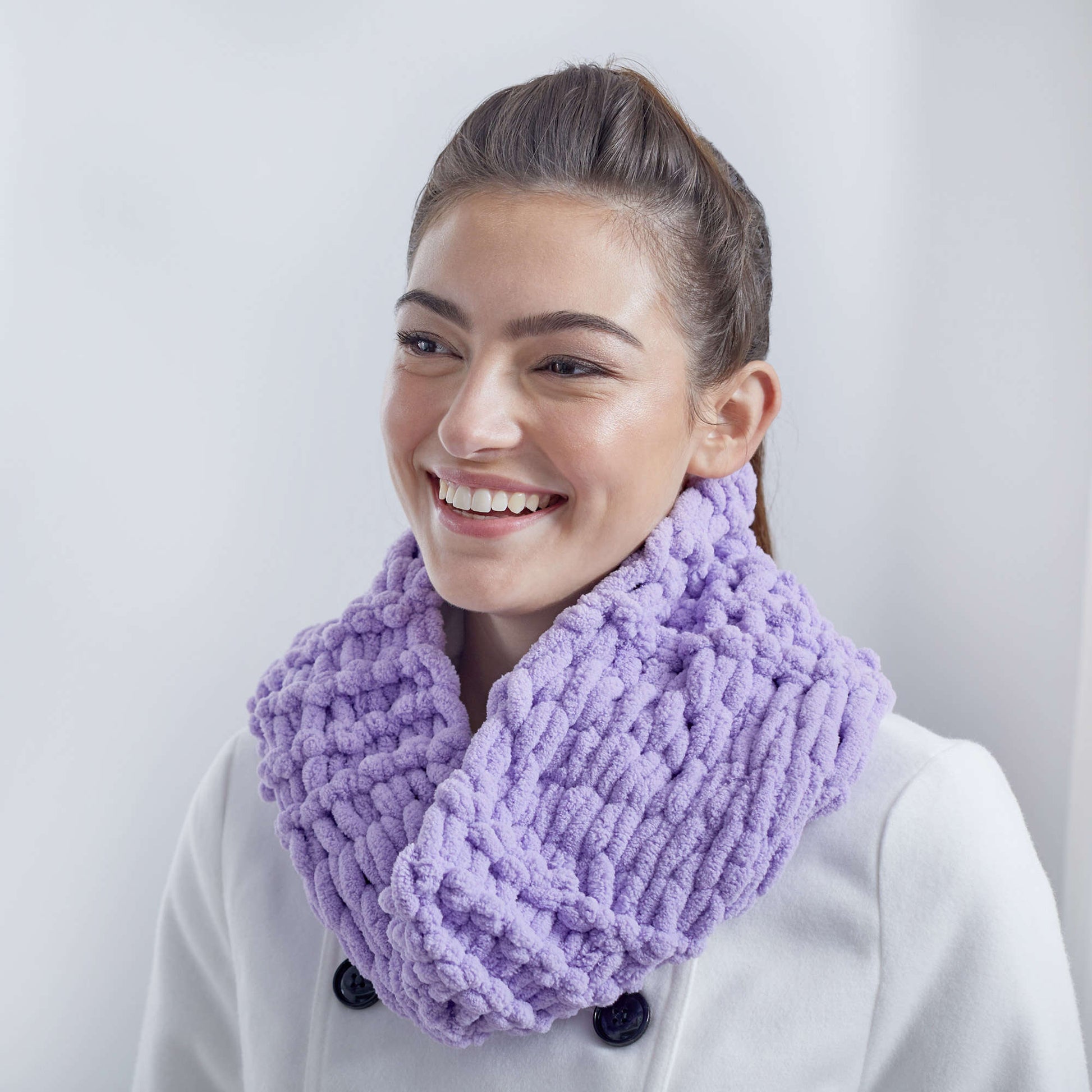 Free Red Heart Craft Loop-It Cowl Pattern