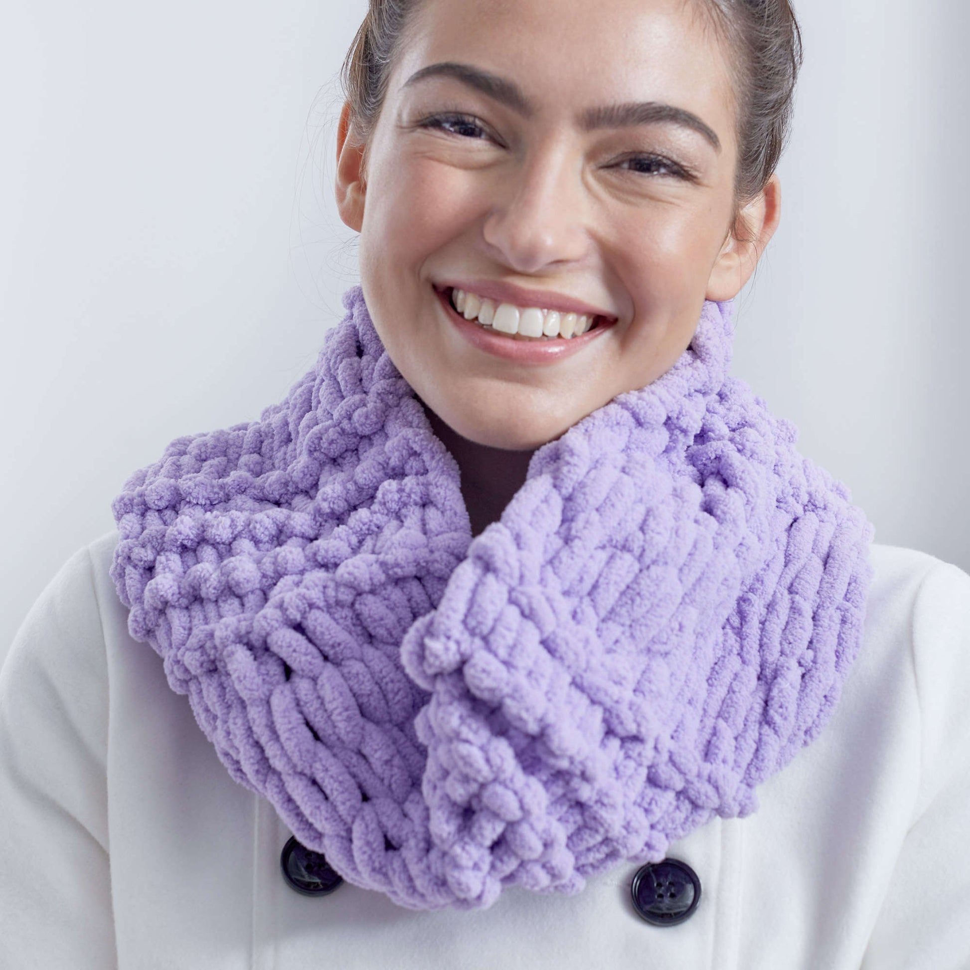 Free Red Heart Craft Loop-It Cowl Pattern