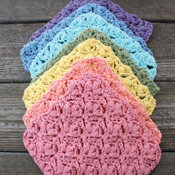 Free Easy Lily Sugar'n Cream Flowers Dishcloth Crochet Pattern ...