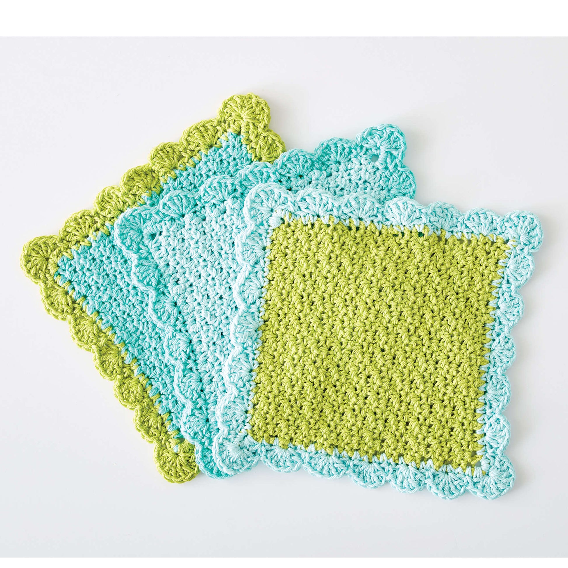 Lily Sugar'n Cream Scalloped Crochet Dishcloth | Yarnspirations