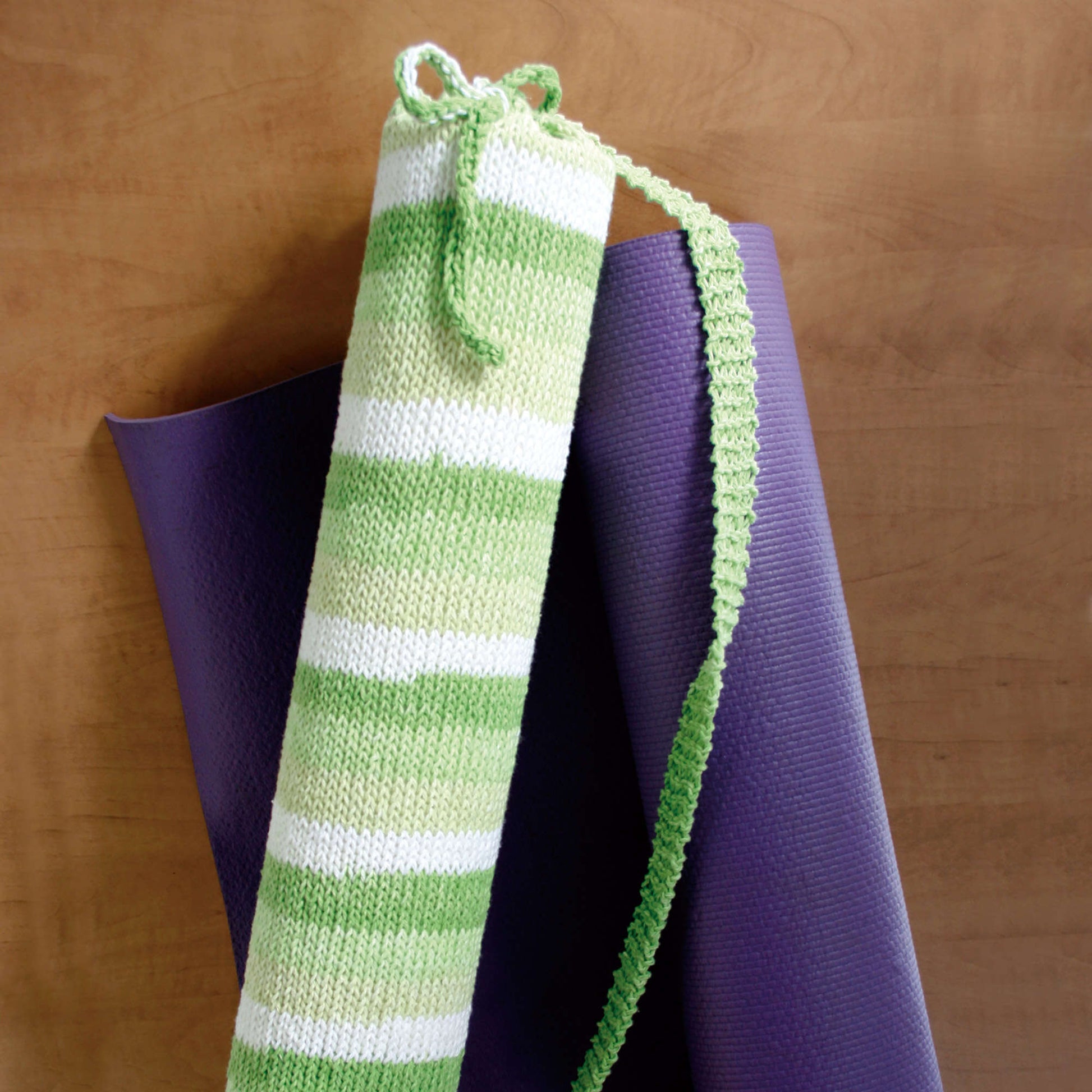 Yoga Mat Strap Free Knitting Pattern 