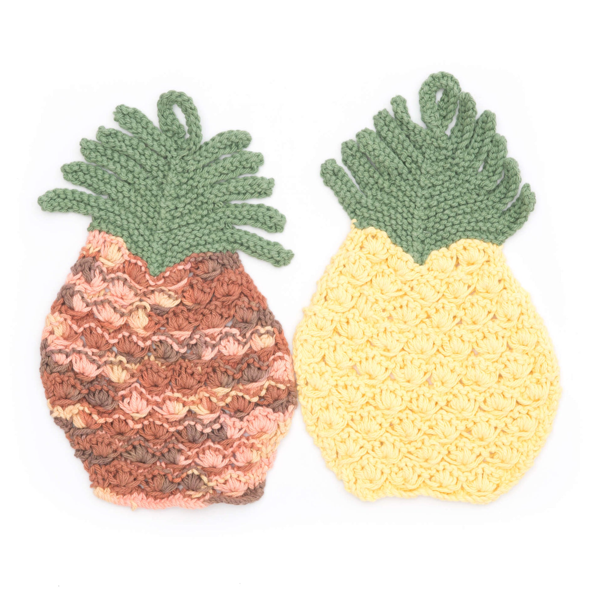 Pineapple Washcloth and Dish Towel Crochet Pattern Pineapple