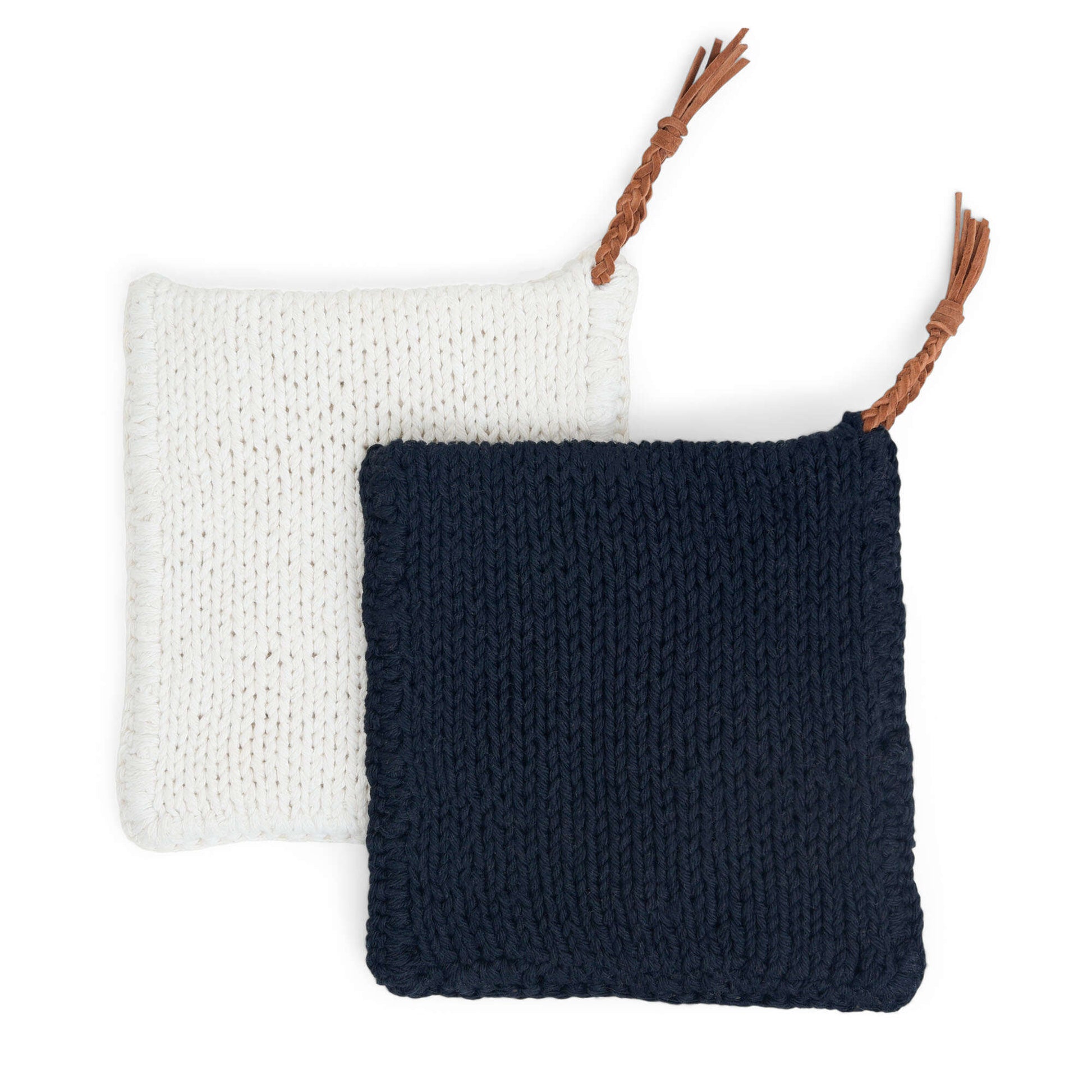 Free Lily Sugar'n Cream World's Best Knit Mitten Potholder Pattern |  Yarnspirations